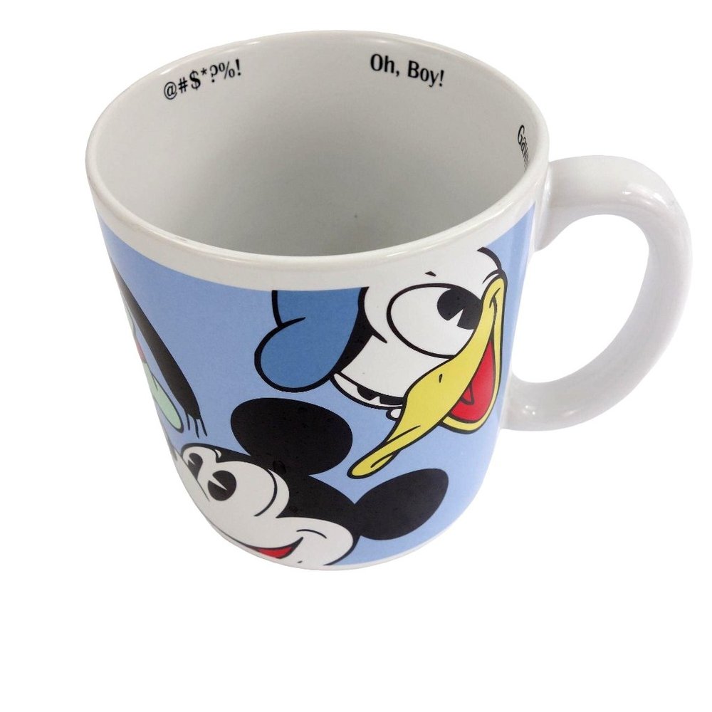 Disney Characters Mickey Minnie Donald Pluto Goofy Large‎ Ceramic Coffee Mug Cup